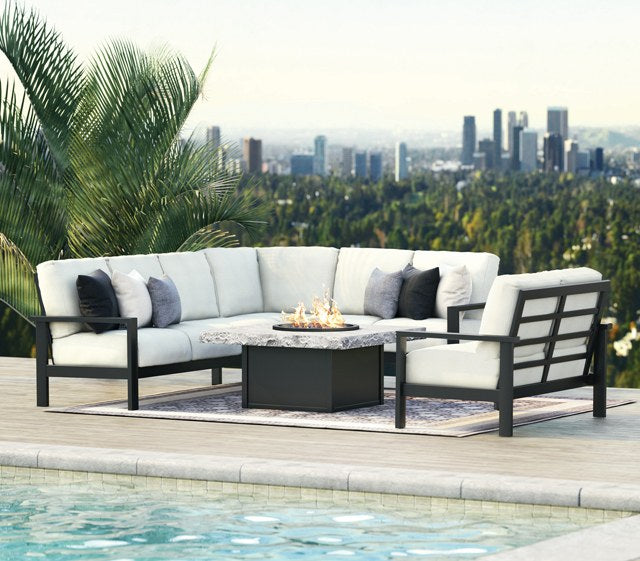 Homecrest Elements Cushion Ottoman — outdoor lifestyle