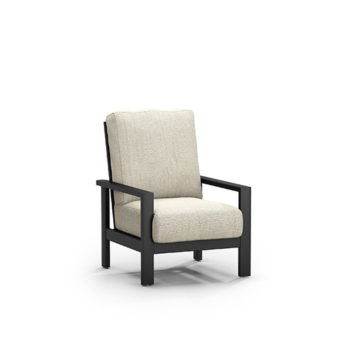 Homecrest Elements Cushion High Back Chat Chair — white hero