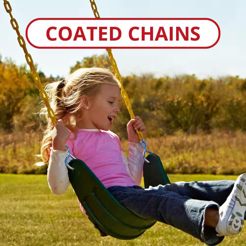 DIY Knightsbridge Deluxe Wooden Outdoor Playground Set with Slides, Rock Wall, Swing Set, and Playground Equipment