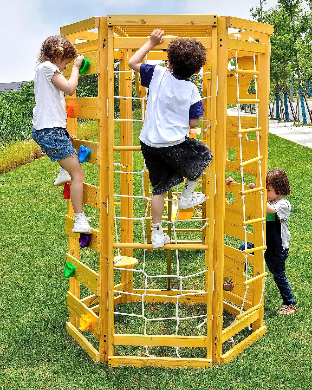 Hawthorn 9-In-1 Outdoor Activity Center Playground Playset