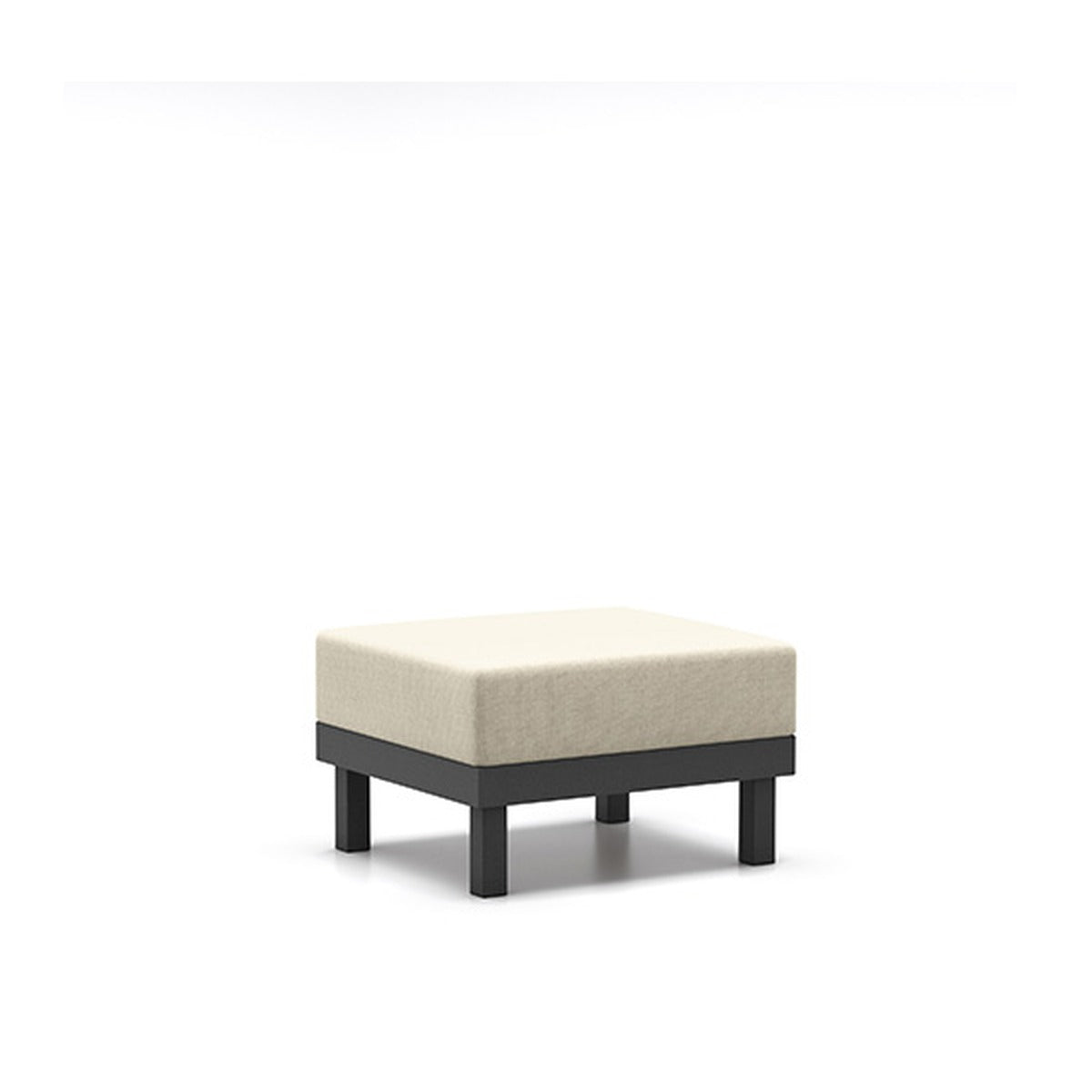 Homecrest Elements Cushion Ottoman — white hero