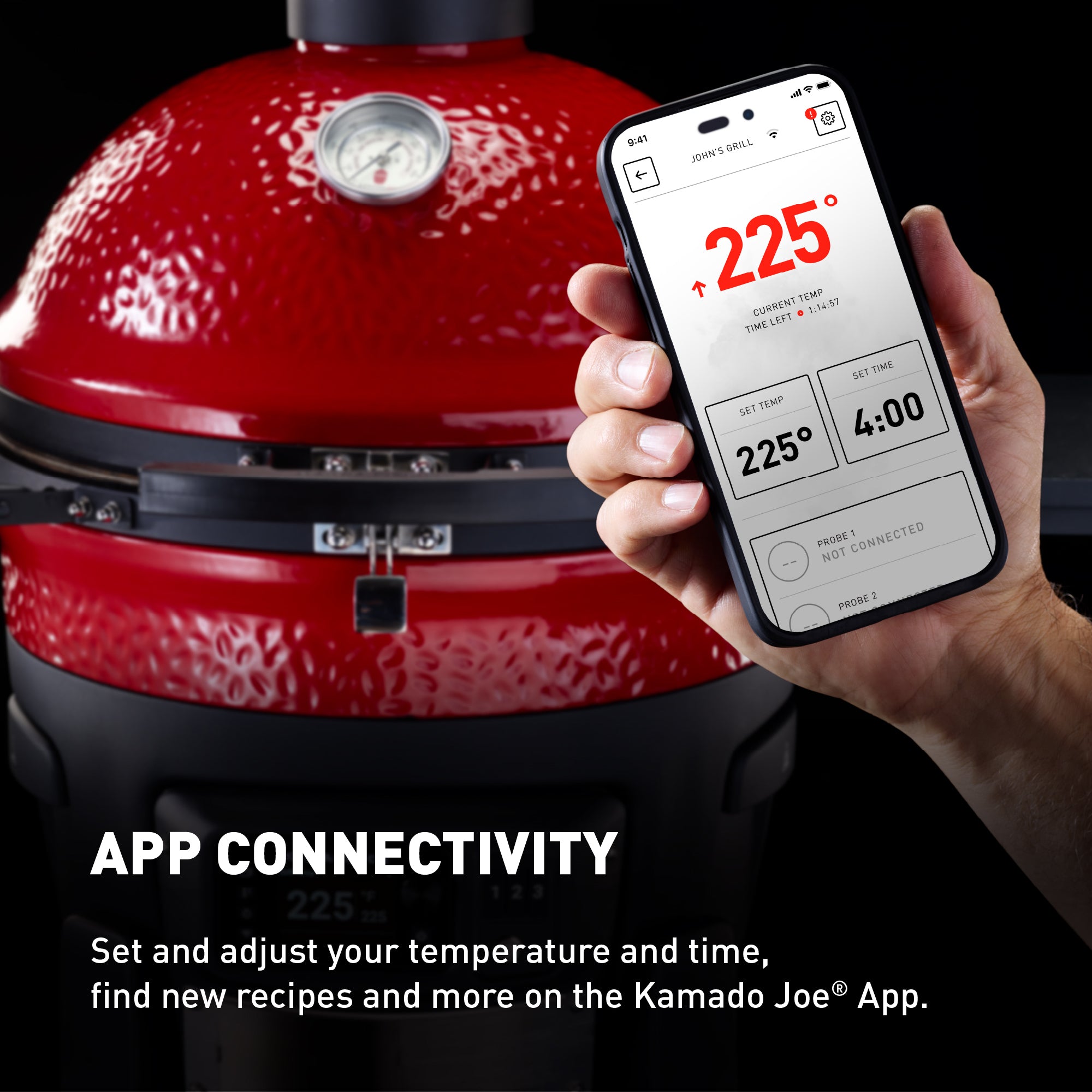 Kamado Joe Konnected Joe - Digital 18" Ceramic Charcoal Grill