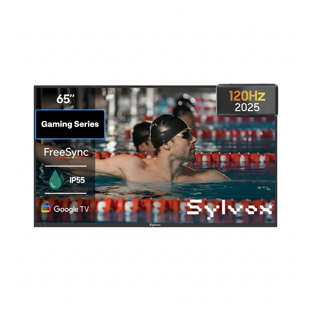 Sylvox 65" 4K UHD 120Hz Outdoor Smart Google TV - 1000 Nits