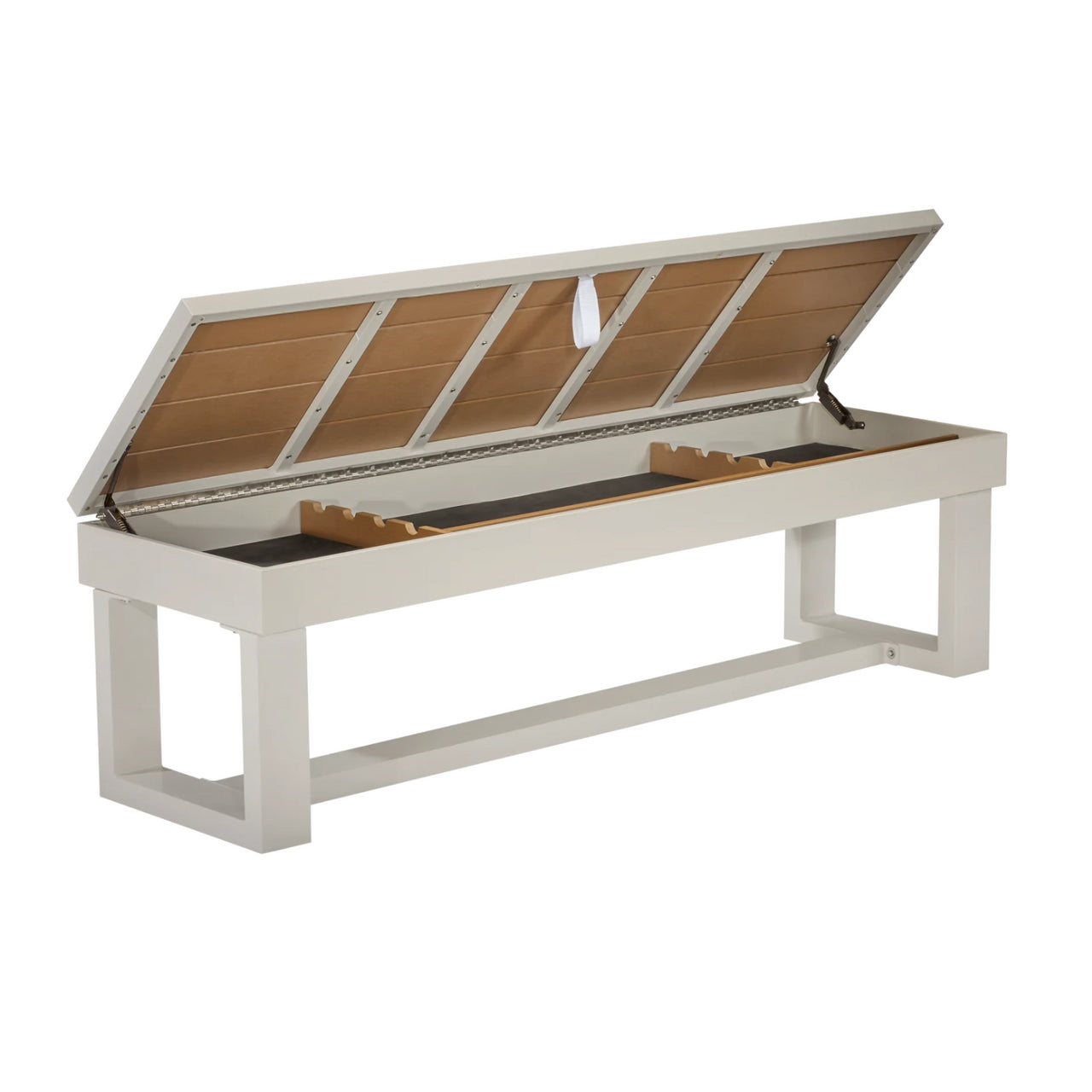 American Heritage Lanai 8' Outdoor Pool Table Set — Oyster Grey