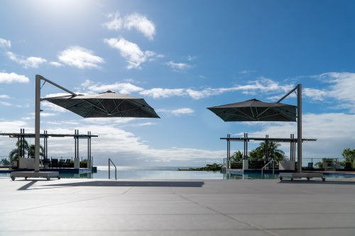 Shadowspec Serenity™ — Resort rooftop pool setting