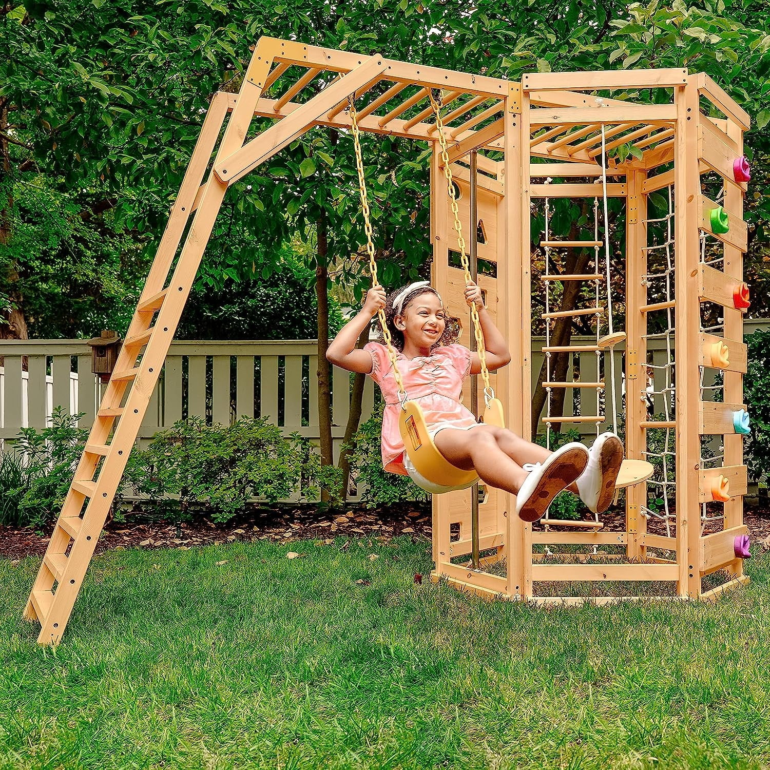 Hawthorn 9-In-1 Outdoor Activity Center Playground Playset