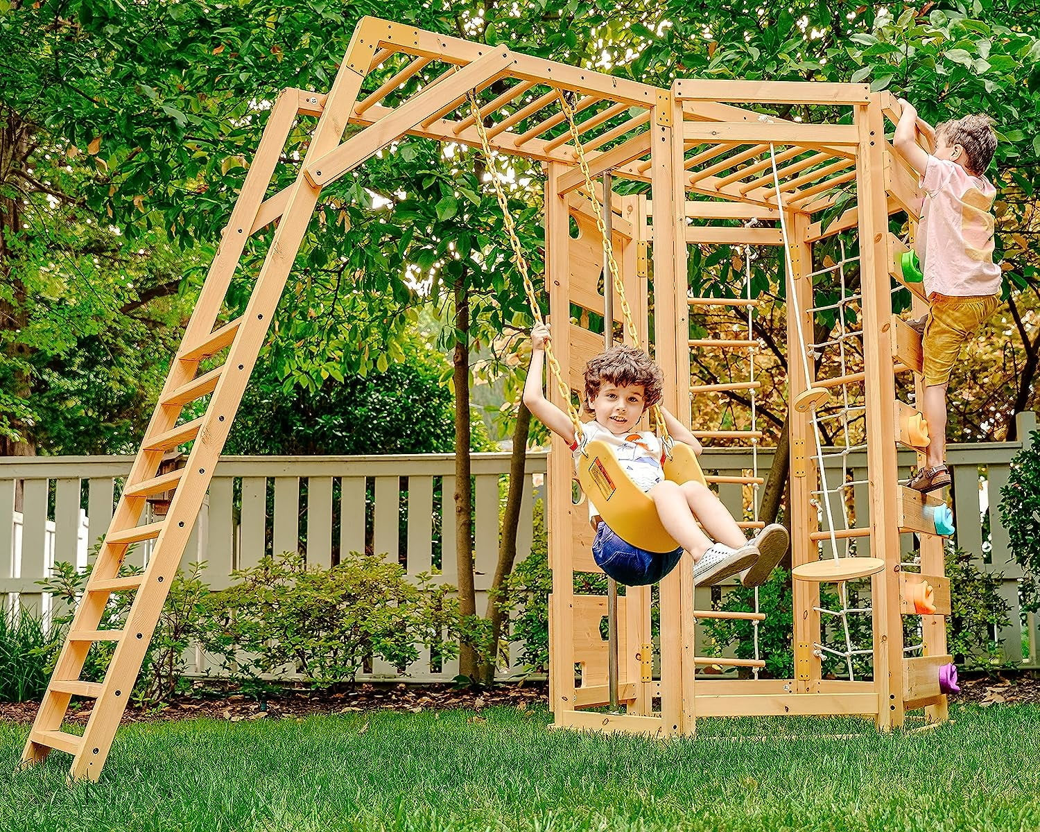 Hawthorn 9-In-1 Outdoor Activity Center Playground Playset