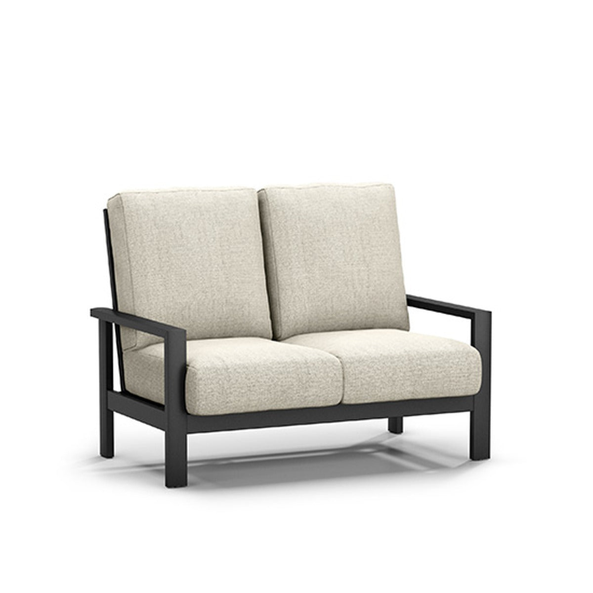 Homecrest Elements Cushion High Back Loveseat — white hero