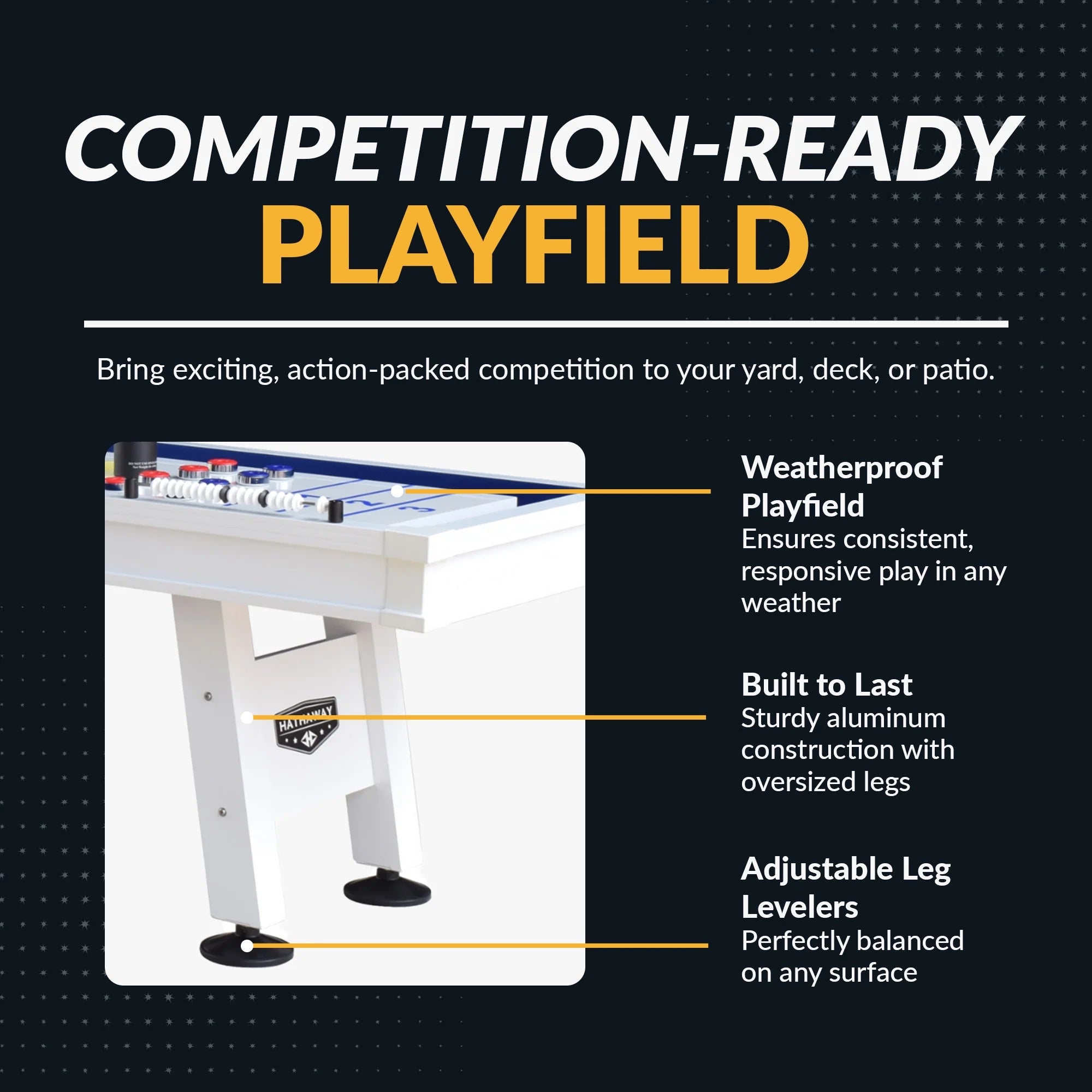 Crestline 12-Ft Outdoor Shuffleboard Table