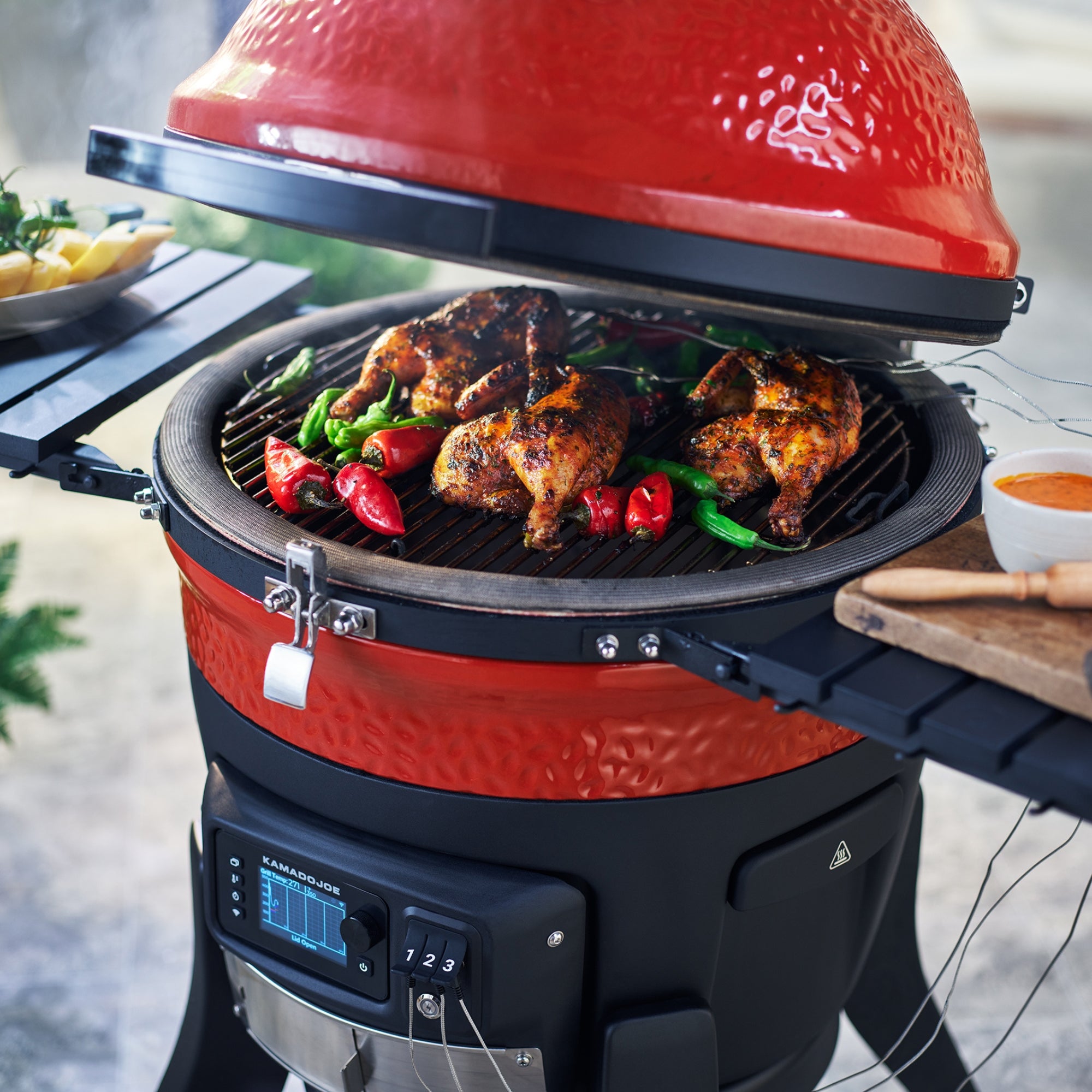Kamado Joe Konnected Joe - Digital 18" Ceramic Charcoal Grill