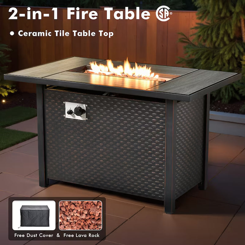 Sunrise 11 -Piece Rattan Patio Sofa Conversation Set with Light Gray Cushions
