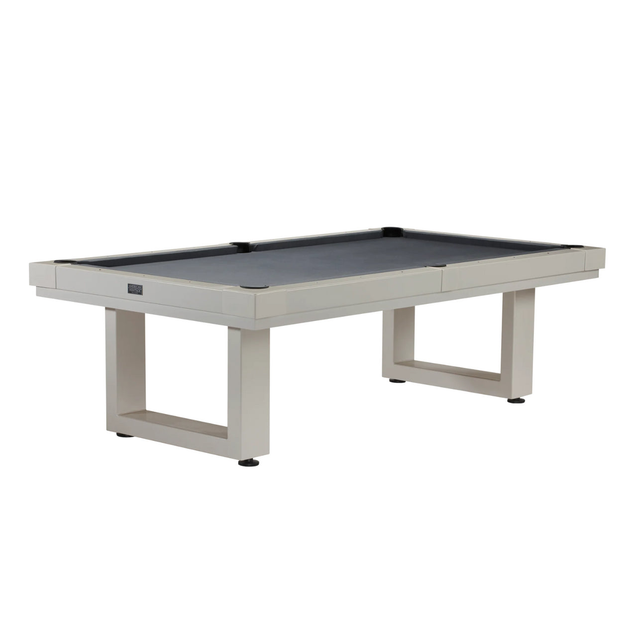 American Heritage Lanai 8' Outdoor Pool Table Set — Oyster Grey